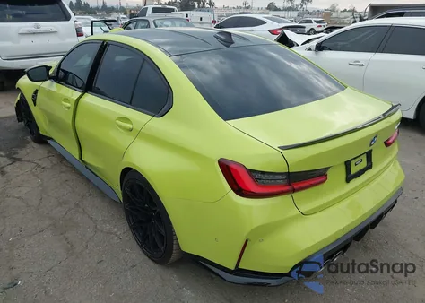 2022 BMW M3 Sedan z USA, uszkodzony, nr VIN WBS53AY03NFM89739
